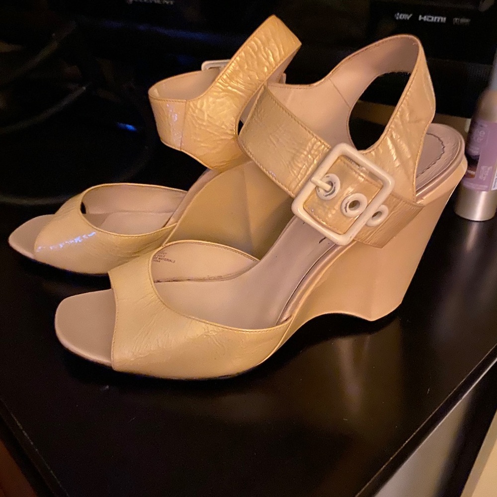 Wedge Heels with Open Back and Toe